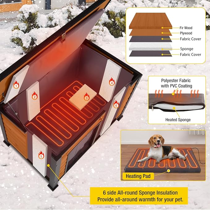 Aivituvin Heated Outdoor Dog House - Image 4