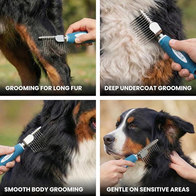Poodle Dematting Fur Rake Comb Brush - Image 6