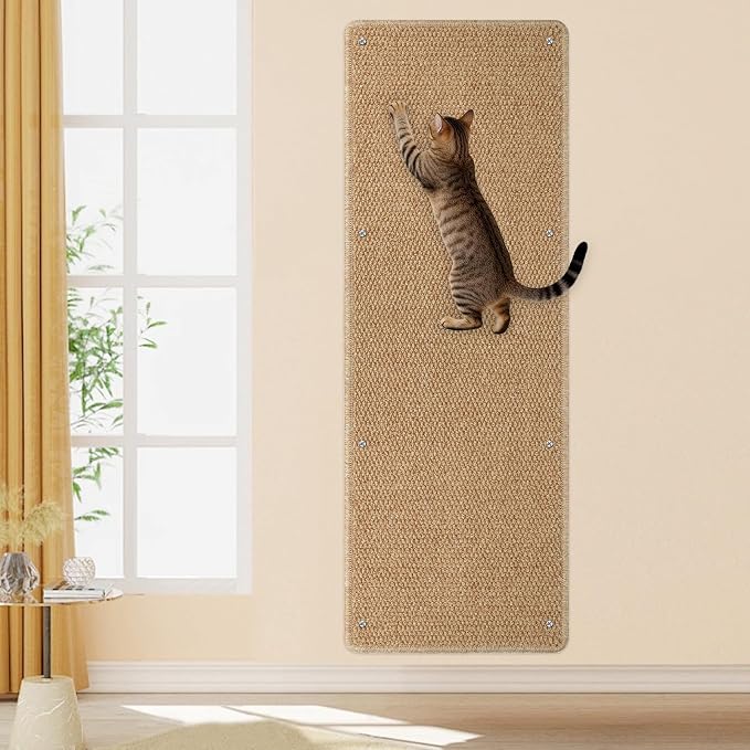 FHTONGE 39.4x15.8 Thickened Cat Wall Climbing Carpet by FHTONGE