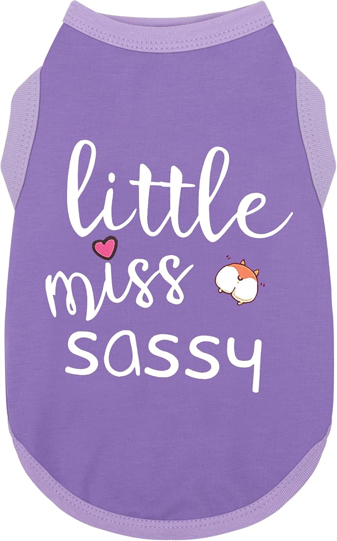 Paiaite Dog Clothes Fashionable Sleeveless Pet Vest: 'Little Miss Sassy' by Paiaite