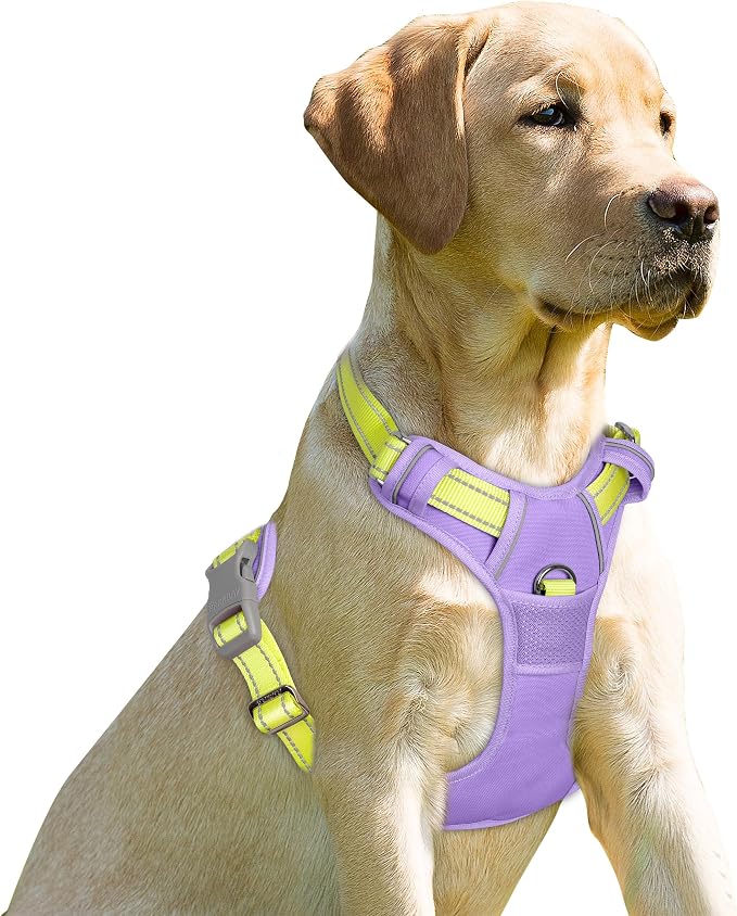 BARKBAY No Pull Dog Harness Front Clip Heavy Duty Reflective Easy Control Handle by BARKBAY