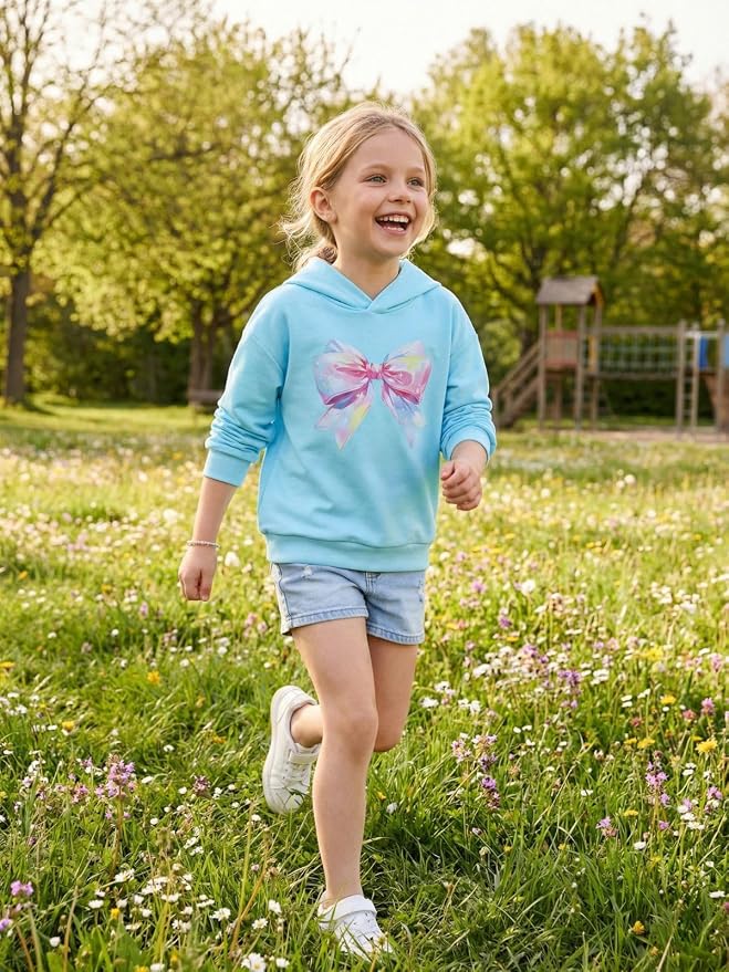 WELAKEN Sweatshirts for Girls Toddler & Kids II Little Girl's Pullover Tops - Image 2
