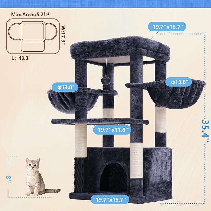 Hey-brother Cat Tree Tower - Image 2