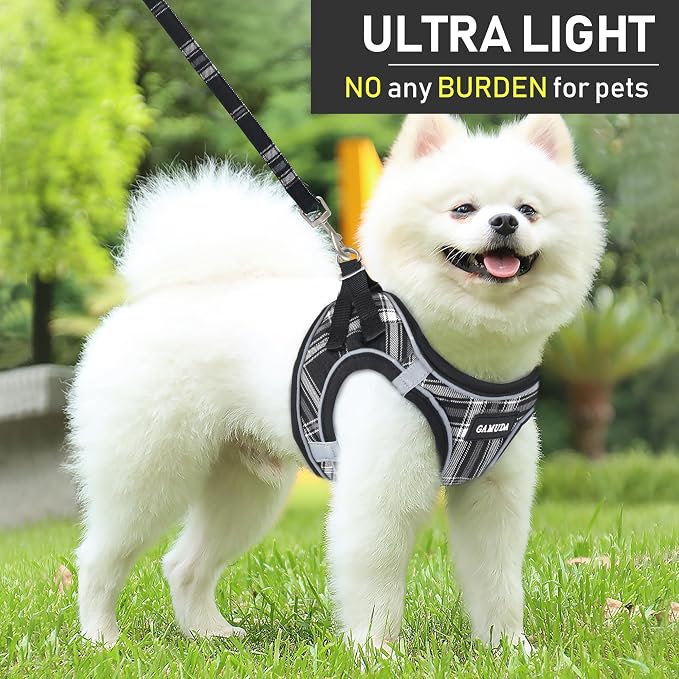GAMUDA Small Dog Harness Collar and Leash Set, Step in No Chock No Pull Soft - Image 6