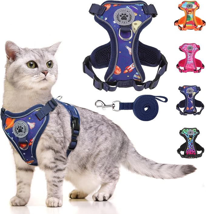 BEAUTYZOO Escape Proof Cat Harness and Leash by BEAUTYZOO