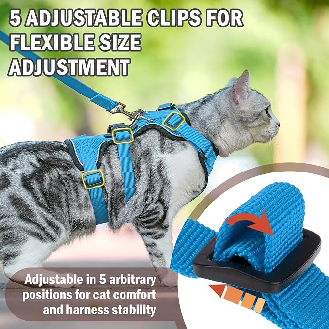 PUPTECK Cat Harness and Leash Set Escape Proof - Image 4