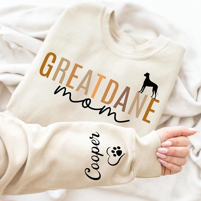 Personalized Dog Sweatshirt for Pet Lovers, Custom Name Crewneck, Cozy Gift for - Image 4