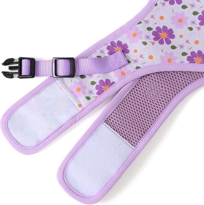 Mile High Life Dog Harness, Air Mesh Floral Vest Harness - Image 6