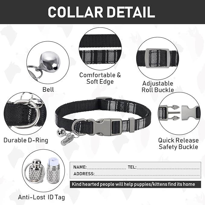GAMUDA Small Dog Harness Collar and Leash Set, Step in No Chock No Pull Soft - Image 4