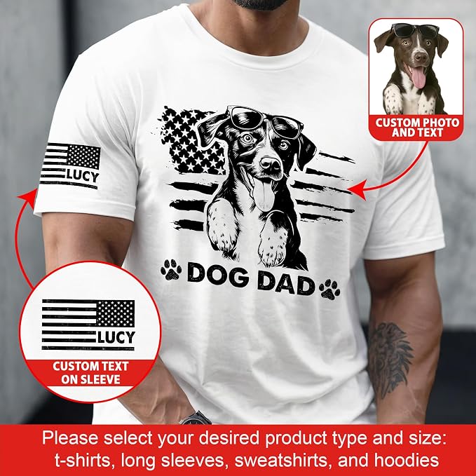 Customized Awesome Like My Daughter Shirts, Fathers Day Shirt - Image 2