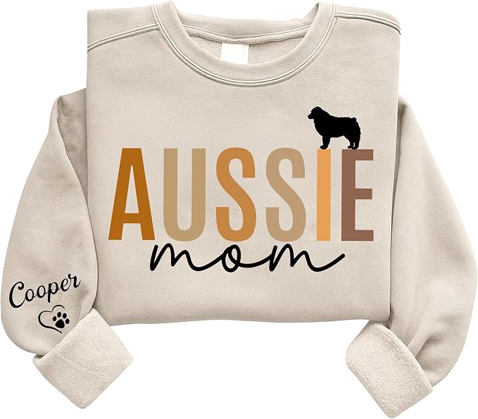 Personalized Dog Sweatshirt for Pet Lovers, Custom Name Crewneck, Cozy Gift for by Unknown