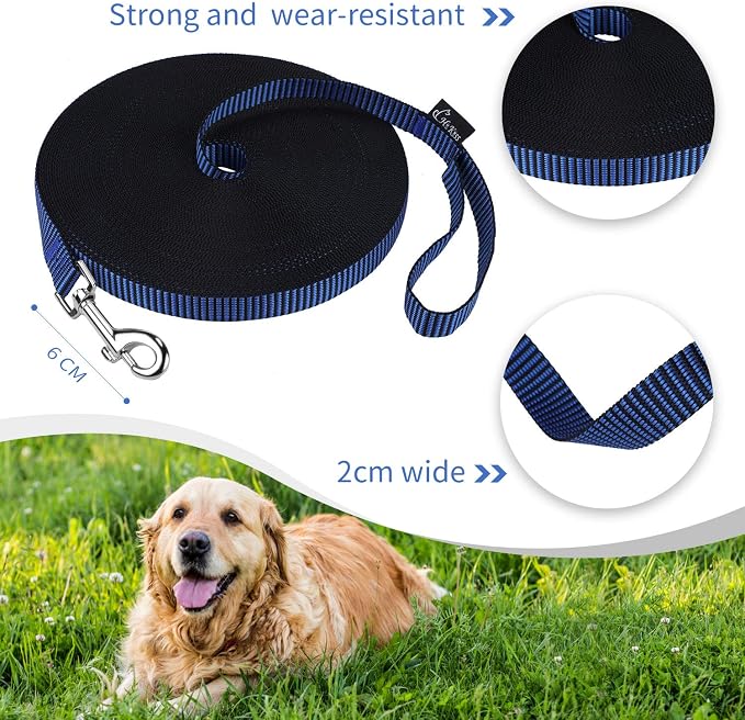 Hi Kiss Dog/Puppy Obedience Recall Training Agility Lead - 15ft 20ft 30ft 50ft - Image 5