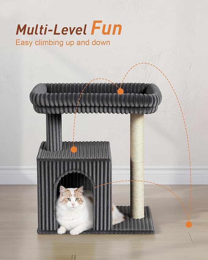 Cat Tree for Large Cat, 20.9 * 15.7in Large Perch Bed for Adult Cats, 22.8in - Image 6