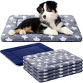 VitalCozy 4 Pcs Dog Crate Pads, Ultra Soft Warm Washable Anti-Slip Kennel Bed by VitalCozy