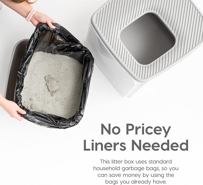 IRIS USA Cat Litter Box Top Entry - Image 2
