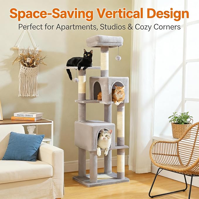 62" Cat Tree for Adult Cats - Image 4