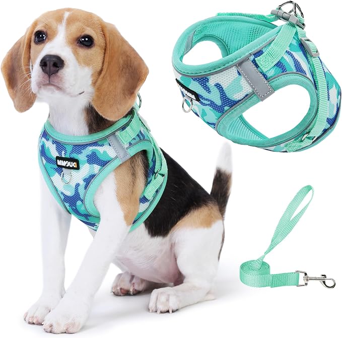 Step in Dog Harness with Leash Set, Adjustable Soft Padded and Breathable Mesh by Unknown