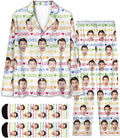 Custom Face Pajamas for Women Men, Personalized Dog Cat Pet Pajamas Set by Unknown