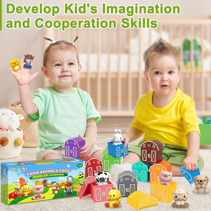 Learning Toys for 1, 3 Year Old Toddlers, Matching & Sorting Fine Motor Games - Image 7