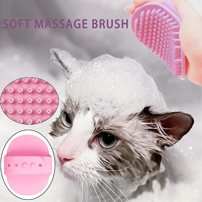 Cat Grooming Brush Kit 6 Tools - Image 6