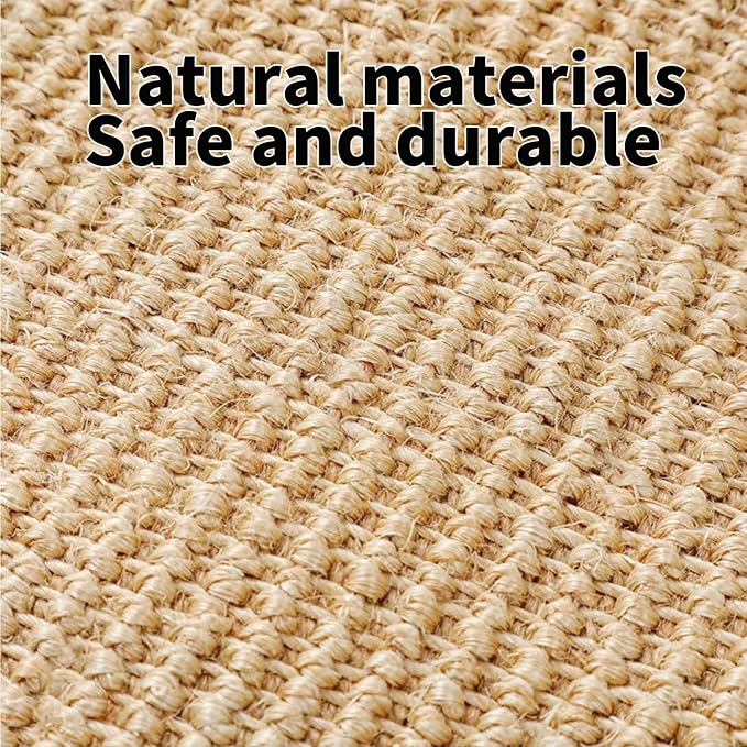 PODOO Bunny Scratch Pads, Sisal Rabbit Scratching Pad, Natural Rabbit Resting - Image 3