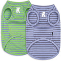 Koneseve Dog Shirt 2 Pack Breathable Sleeveless Vest, Stretchy & Soft by Koneseve