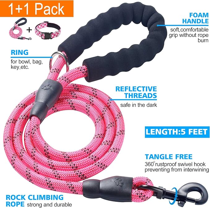 Reflective Dog Collar Padded - Image 2