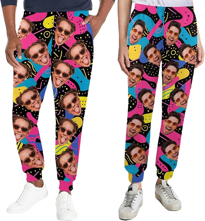 Custom Sweatpants for Men Women Personalised Joggers Pants by Artsadd