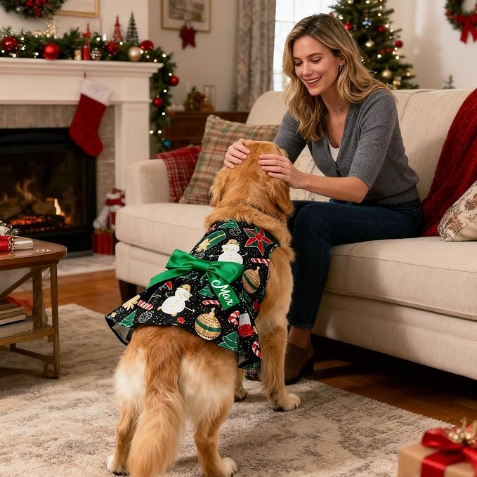 Personalized Dog Christmas Dress - Image 6