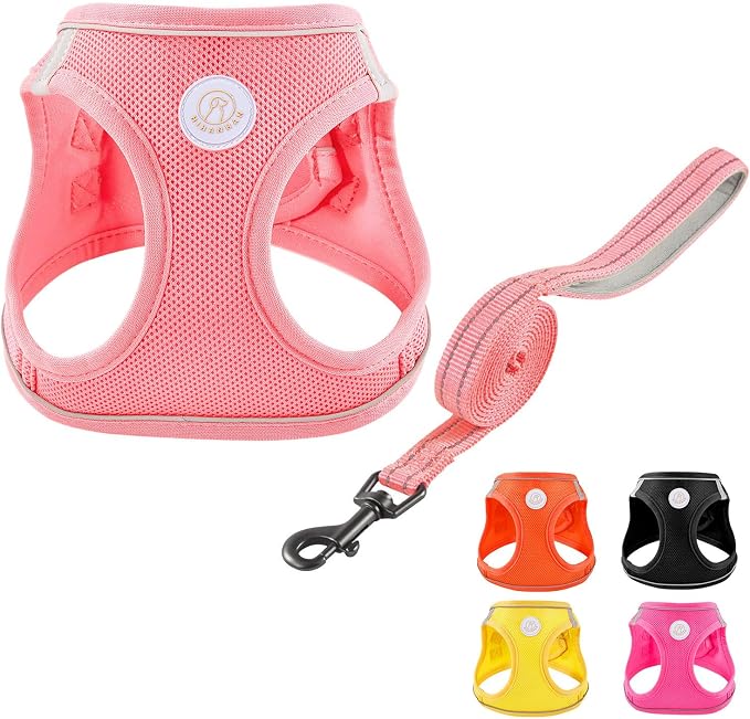 Soft Mesh Dog Harness and Leash Set, No Pull Puppy Harness and Leash Set by Unknown