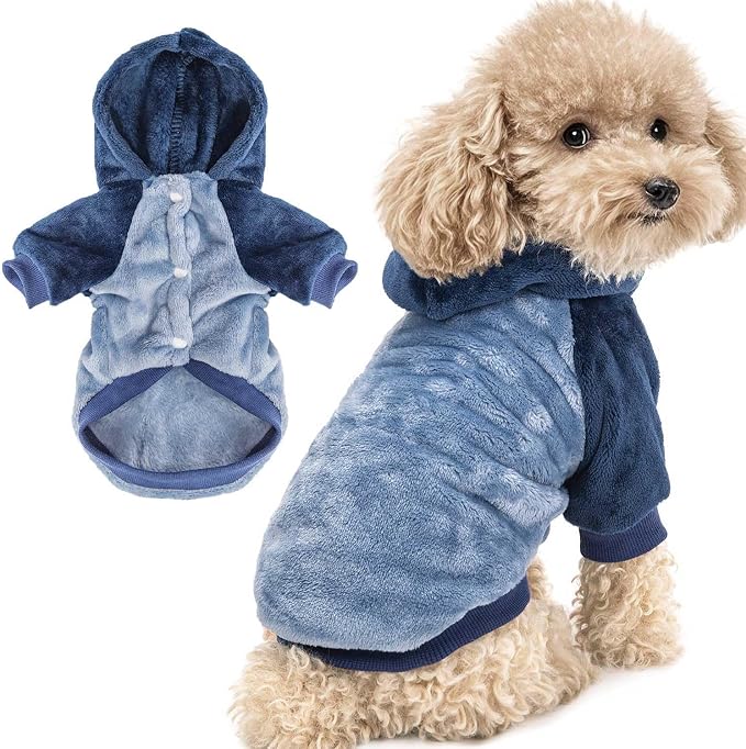 FabriCastle Dog Hoodie Sweater for Small Dogs Boy and Girl, Small Dog Clothes by FabriCastle