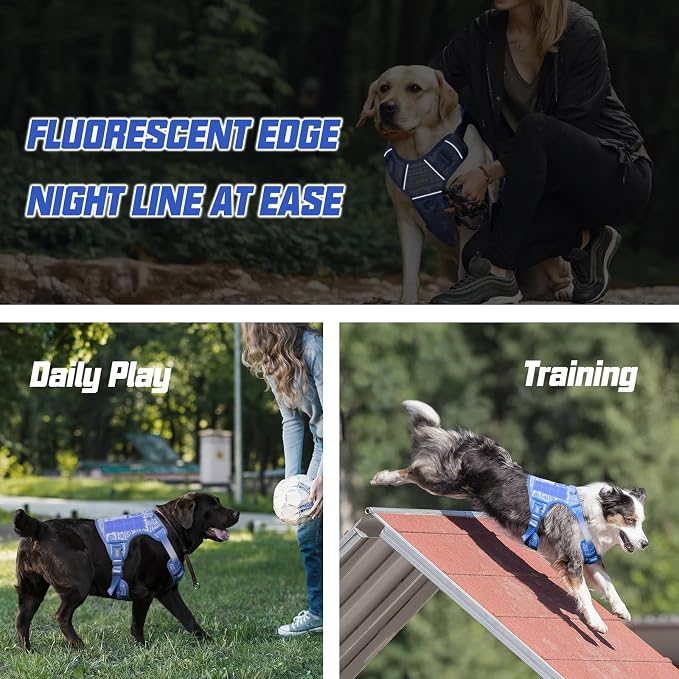 AUROTH Tactical Dog Harness for Large Dogs No Pull Adjustable Pet Harness - Image 6
