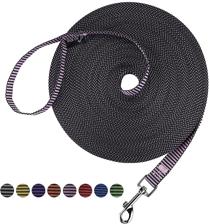 Hi Kiss Dog/Puppy Obedience Recall Training Agility Lead - 15ft 20ft 30ft 50ft by Hi+Kiss