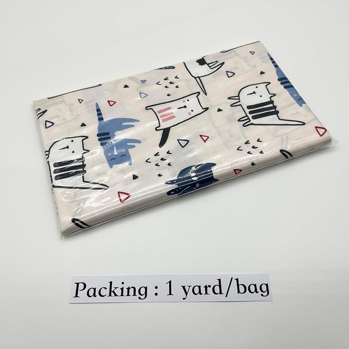 1 Yard 43" x 36" Premium Floral Cotton Quilting Sewing Fabric, DIY Sewing - Image 4