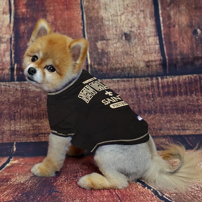 NFL New Orleans Saints Dog T-shirt X-Large. - Image 2