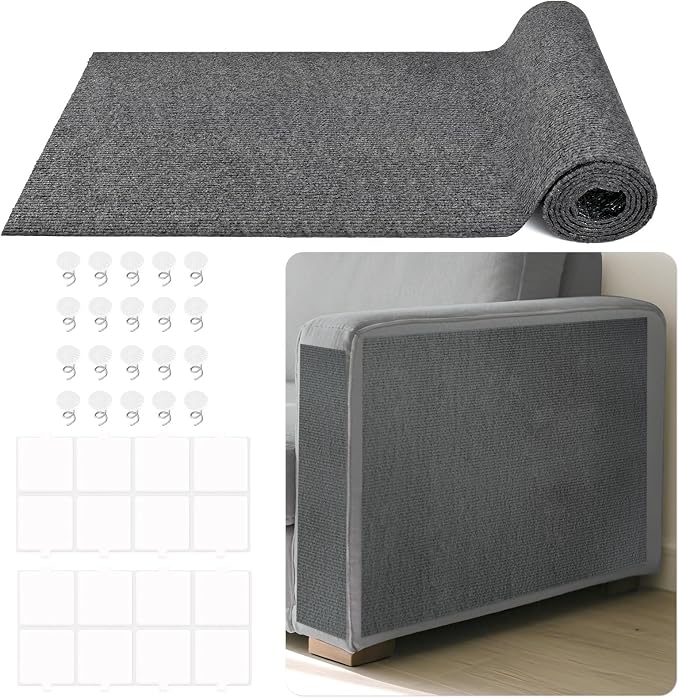 78.7x15.8in Large Size Durable Cat Scratch Furniture Protector, Self-Adhesive by Unknown