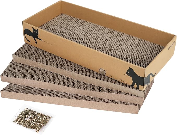 PrimePets Cat Scratcher Cardboard by PrimePets