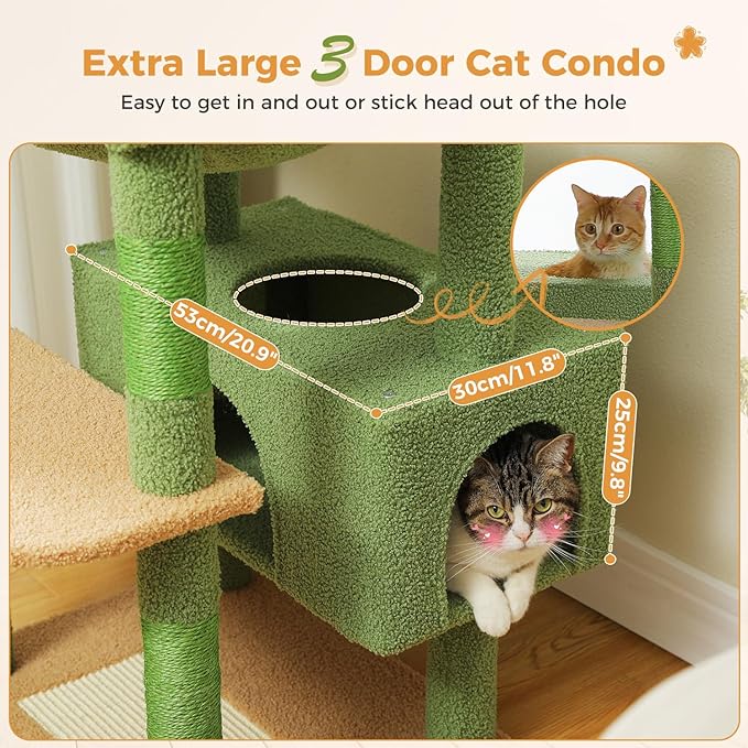 PAWZ Road Large 72 Inches Cat Tree and Tower - Image 5