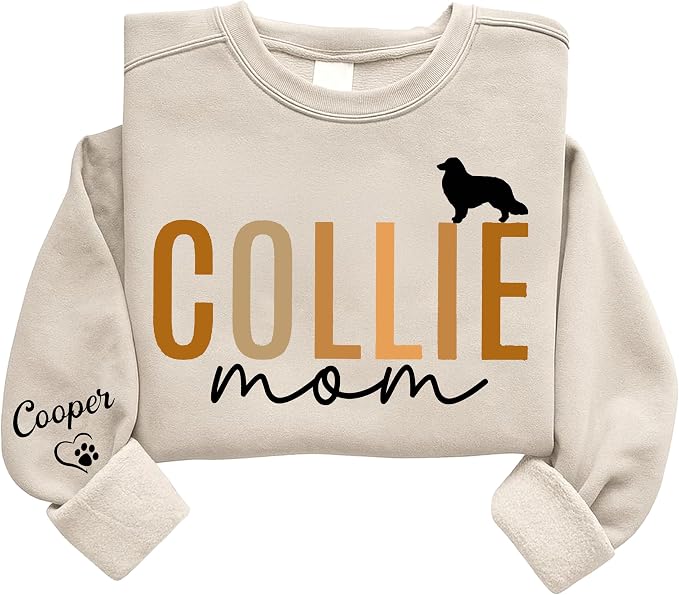 Personalized Dog Sweatshirt for Pet Lovers, Custom Name Crewneck, Cozy Gift for by Unknown