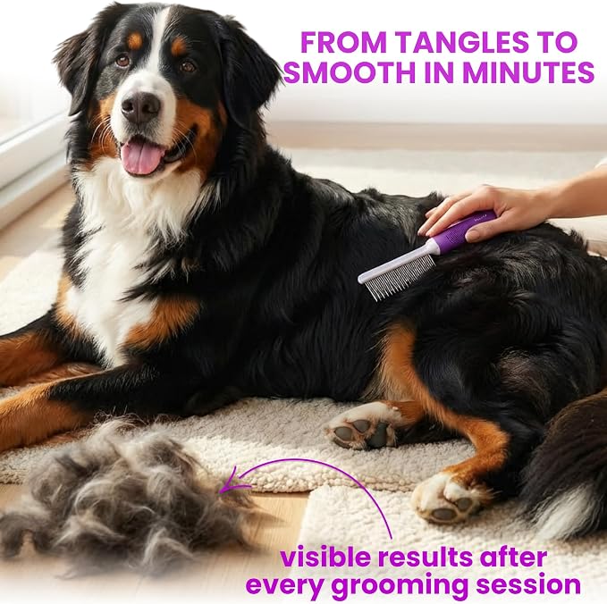 Poodle Pet Detangling Pet Comb - Image 3