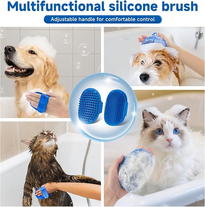 Pet Steam Brush for Dog & Cat – 3-in-1 Spray Hair Removal Comb for Shedding & - Image 8