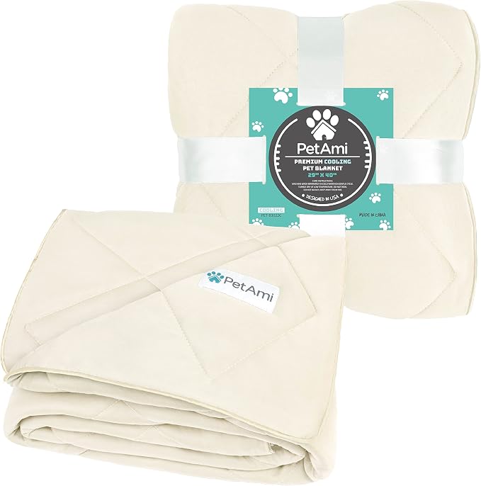 PetAmi Premium Cooling Dog Blanket | Lightweight Fluffy Pet Throw Blanket Bed - Image 6