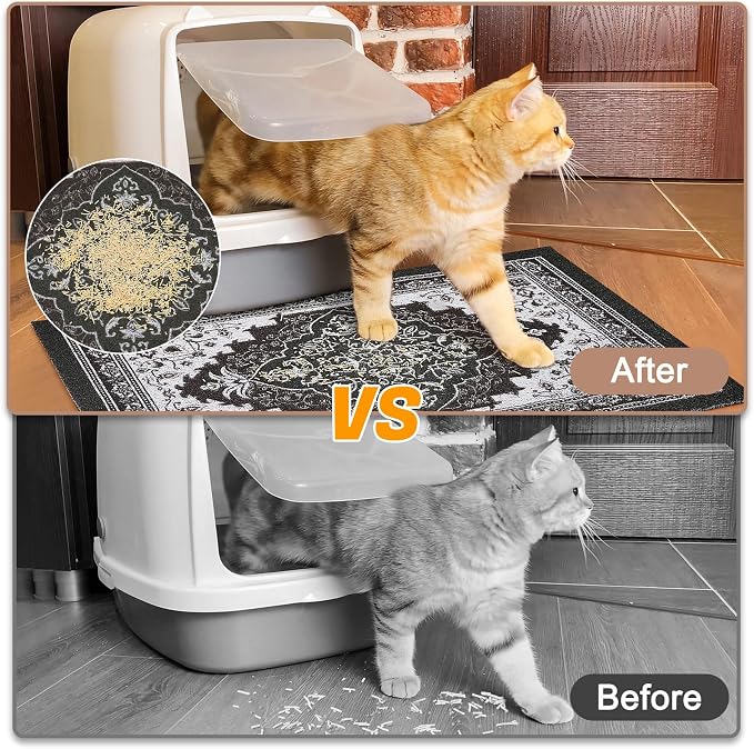 Glittme 2PCS Cat Litter Mat - Image 3