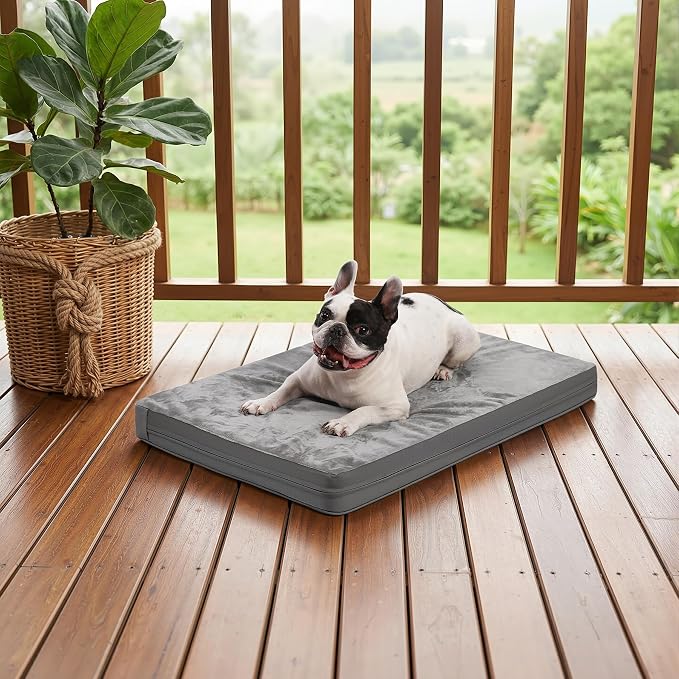 Waterproof Dog Bed Medium Size Dog, Orthopedic Washable Crate Pad 30 inch - Image 8