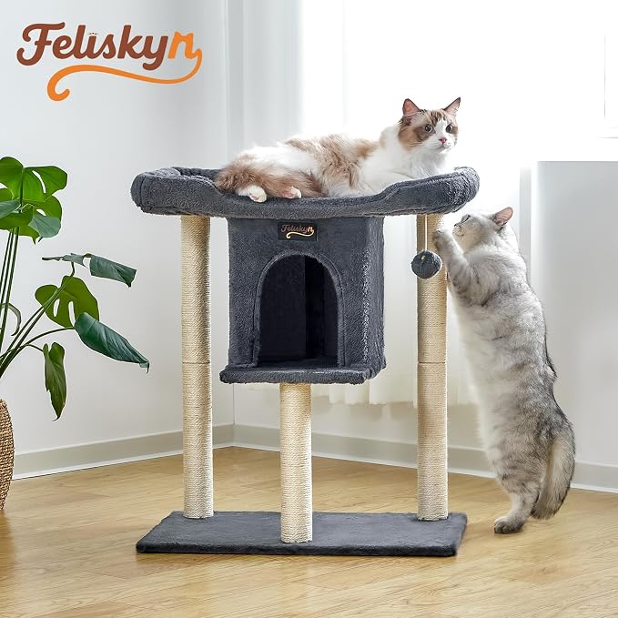 Cat Tree Tower Scratching Post for Indoor Large Cats, Small Cat Tree - Image 7