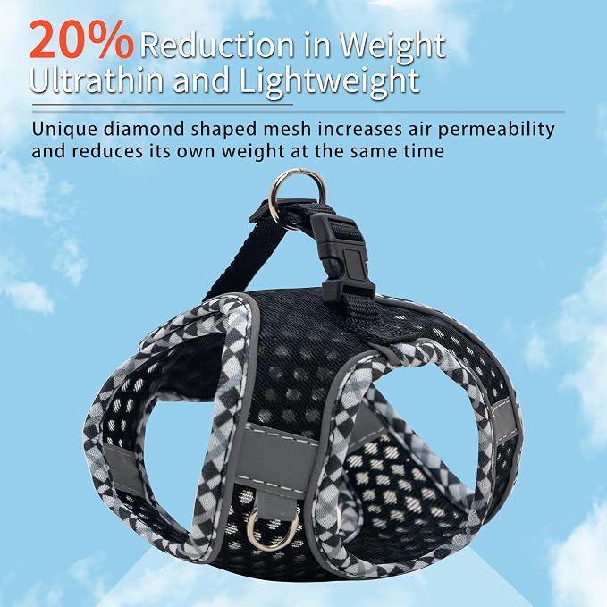 Summer Dog Harness and Leash Set, Soft Dog Vest Harness - Image 5