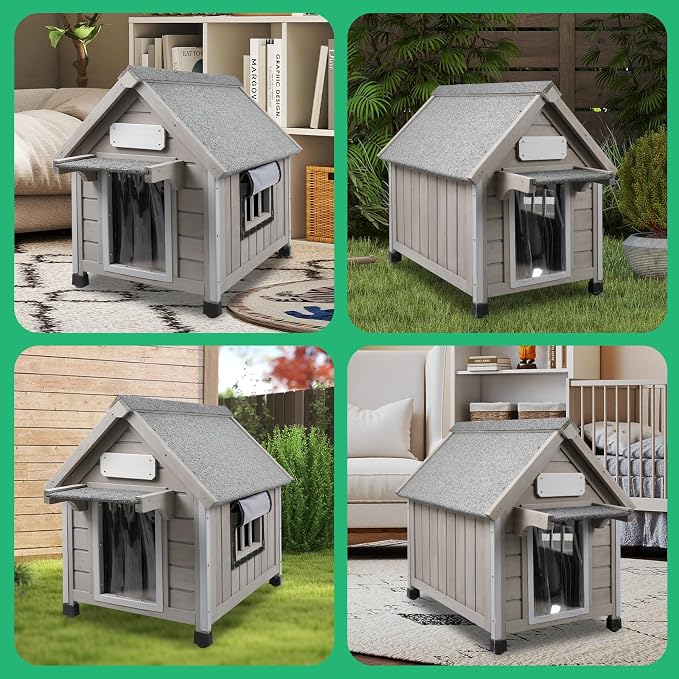 PetsCosset 20.5" L Outdoor Dog House - Image 7