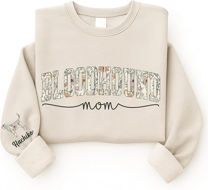 Personalized Dog Mom Sweatshirt, Dog Lover Crewneck, Gift Idea - Image 4