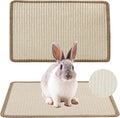 Large Rabbit Scratching Pad, 23.6 x15.7 Inch Natural Sisal Scratch Mat by MUYG