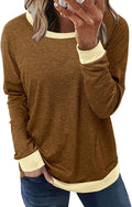 Akihoo Womens Casual Long Sleeve Tunic Tops Crew Neck Shirt Blouses by Akihoo